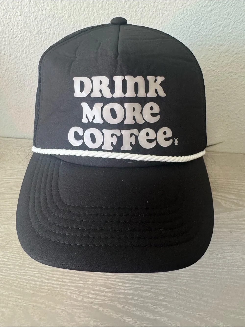 Dutch Bros -Drink More Coffee- Snap Back Hat Black